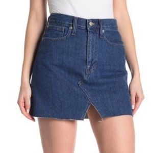 Madewell Rigid A Line Denim Skirt Size 25